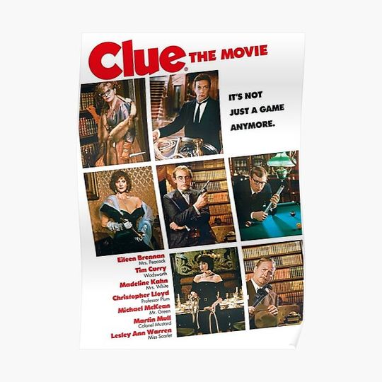 Discover Clue 1985 Premium Matte Vertical Poster