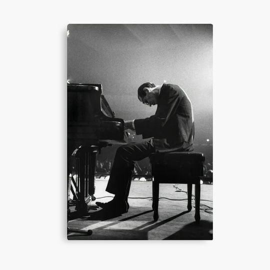 Discover Black And White Bill Concert Poster Canvas