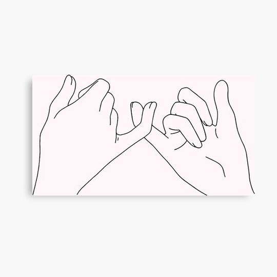Discover pinky promise Canvas