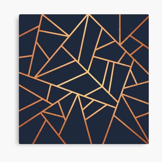 Discover Copper and Midnight Navy Canvas
