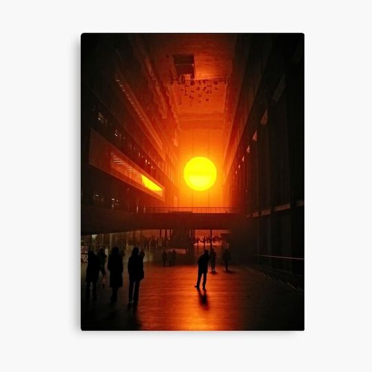 Discover Olafur Eliasson's Setting Sun Canvas