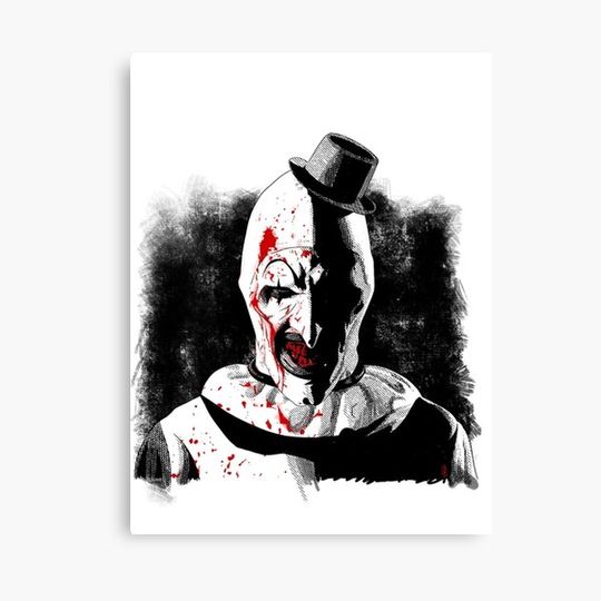 Discover Art the clown Canvas