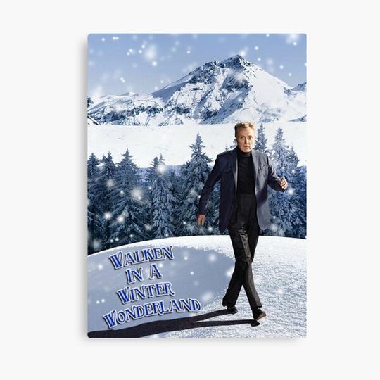 Discover Walken In A Winter Wonderland Canvas