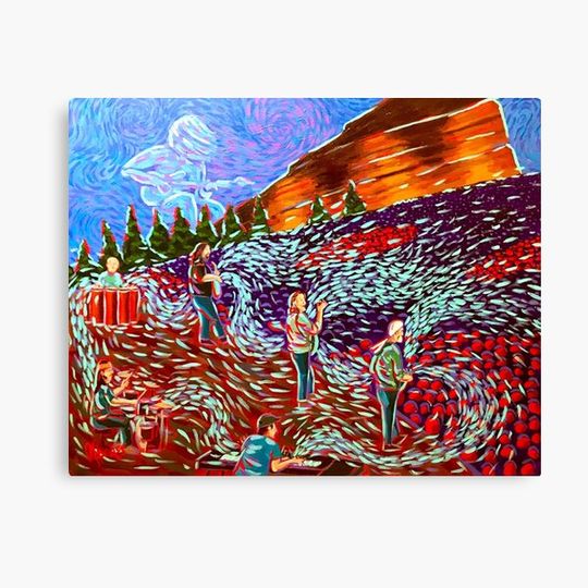 Discover Widespread Panic at Red Rocks Canvas