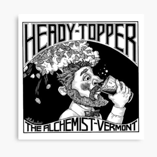 Discover Heady Topper The Alchemist Brewing Canvas
