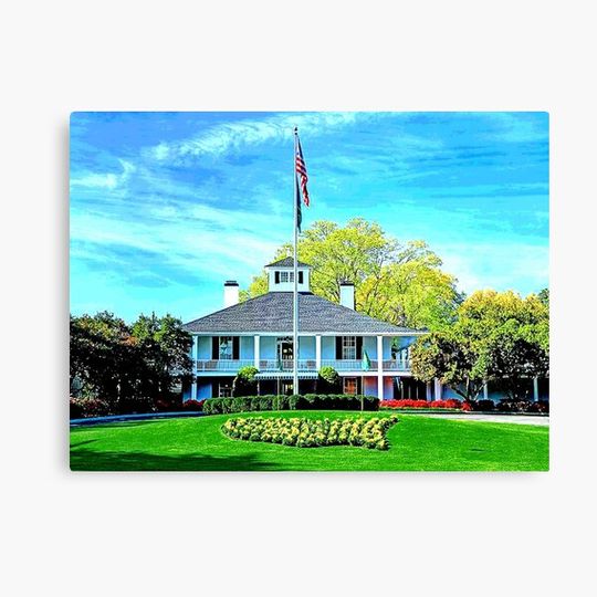 Discover AUGUSTA NATIONAL CLUBHOUSE Canvas
