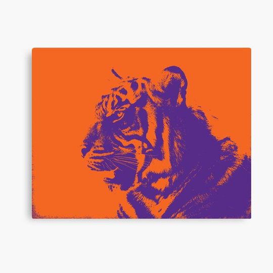 Discover Clemson Canvas Tiger Canvas