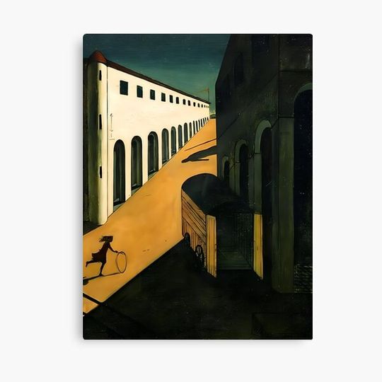 Discover Giorgio De Chirico - Mystery and Melancholy of a Street Canvas