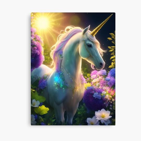 Discover Unicorn Canvas