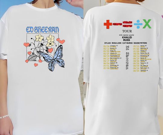 Discover Ed Sheeran Tour 2023 Bad Habit Shirt - Concert Merchandise