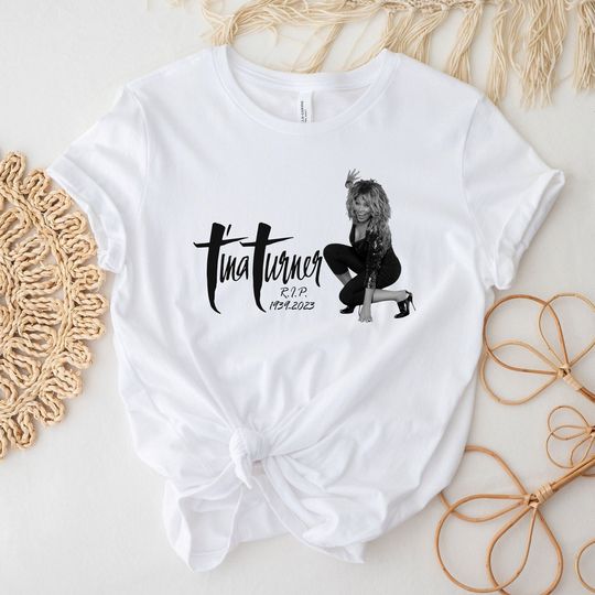 Discover Tina Turner 1939-2023 Memorial Tribute T-Shirt