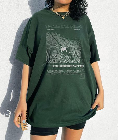 Discover Tame Impala Currents tracklist shirt