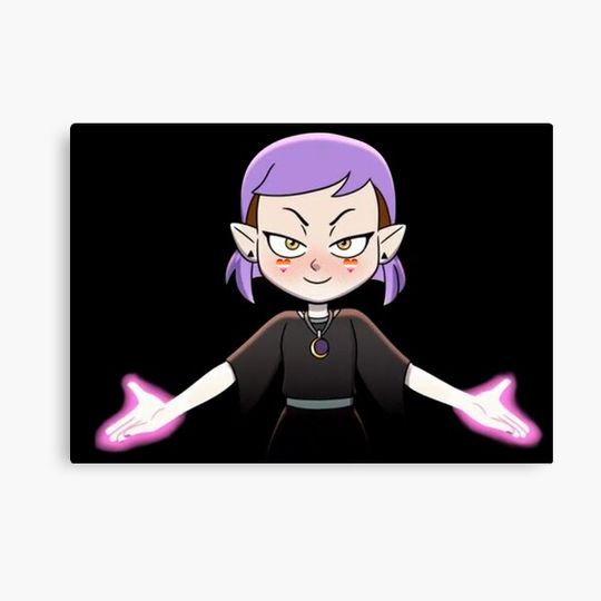 Discover amity blight updated purple hair season two intro Canvas