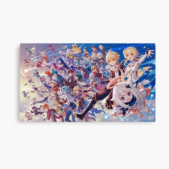 Discover Genshin Impact Characters Canvas