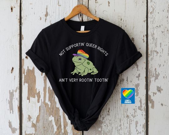 Discover Funny LGBTQ Pride Month Frog Shirt