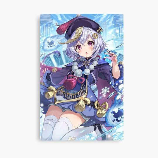 Discover Qiqi Genshin Impact Canvas
