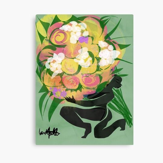 Discover Drink this rose canvas