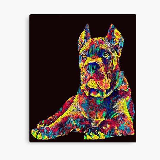 Discover Cane Corso Dog Italian Mastiff Color Pet Canvas