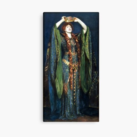 Discover Ellen Terry as Lady MacBeth - John Singer Sargent 1899 Canvas