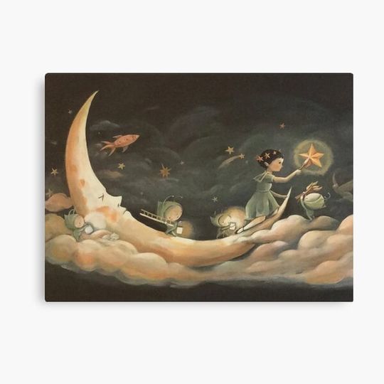 Discover Moon Night Canvas