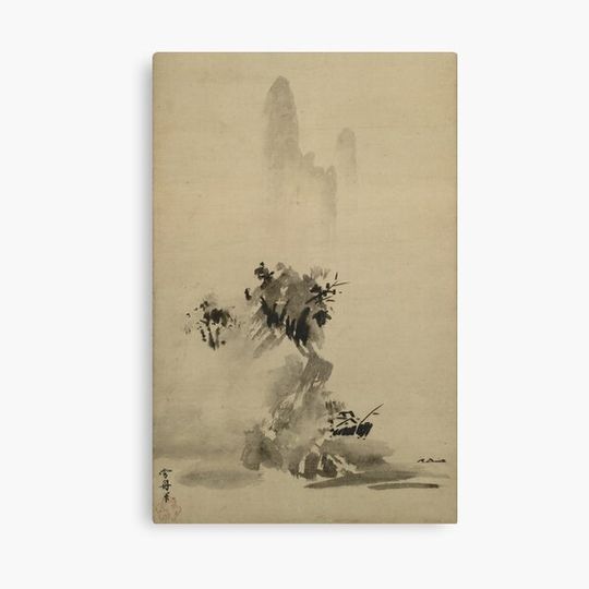 Discover Sesshu Toyo - Broken Ink Landscape (1495) Canvas