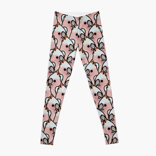 Discover Too Many Birds! - Leadbeater's Cockatoo Leggings