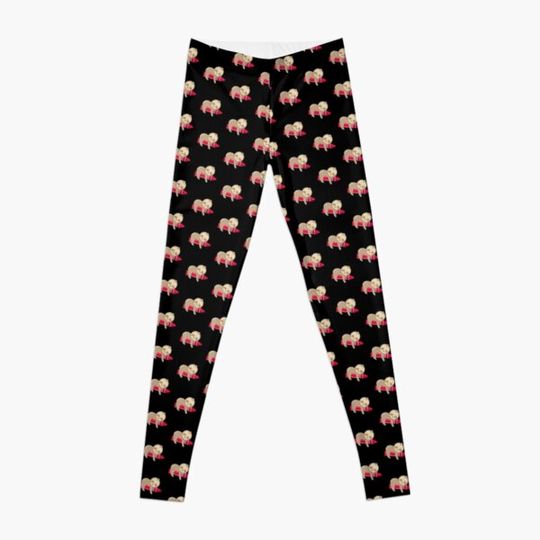 Discover Cute Sloth Crayon Leggings