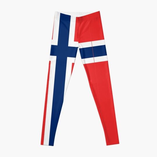 Discover Norwegian Flag Leggings