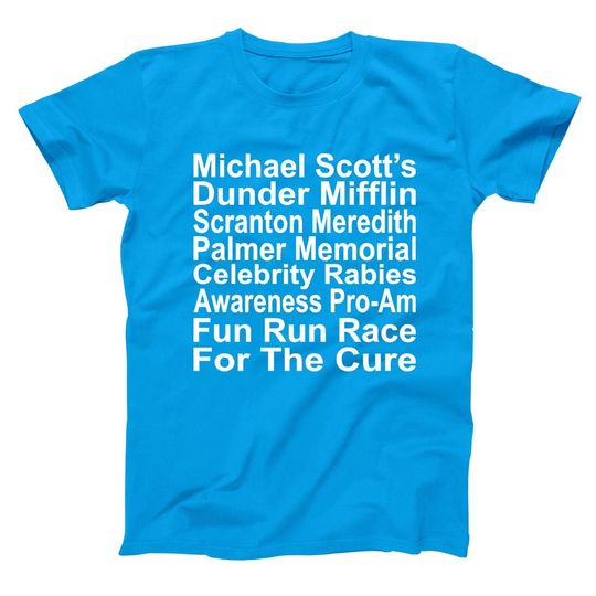 Discover Rabies Awareness Fun Run Race - Michael Scott election office funny humor tee