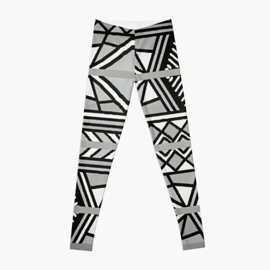 Discover Native pattern silver Leggings