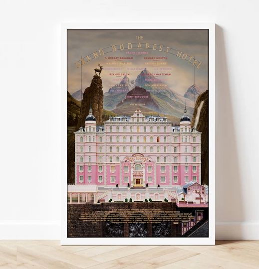 Discover the grand budapest hotel Premium Matte Vertical Poster