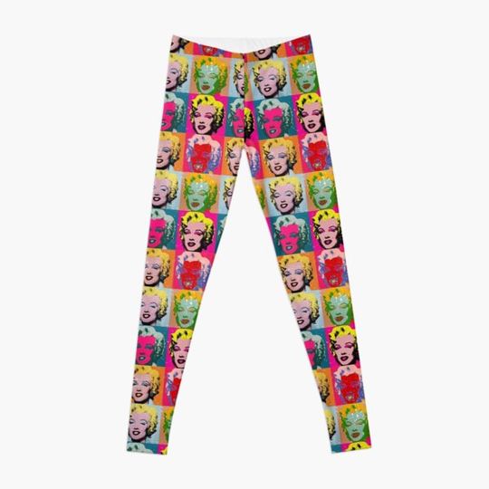 Discover Warhol Monroe [Worn Look] Leggings
