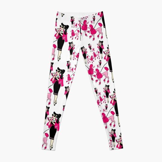 Discover Miss Pinkie and her Poodle Leggings