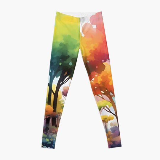 Discover Watercolor forest wonderland Leggings