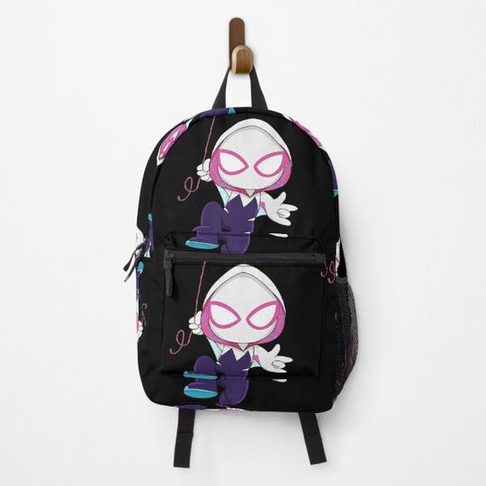 Discover Cartoon spider ghost, cute baby spidey girl, grl pwr, cartoon ghost kids t-shirt Backpack