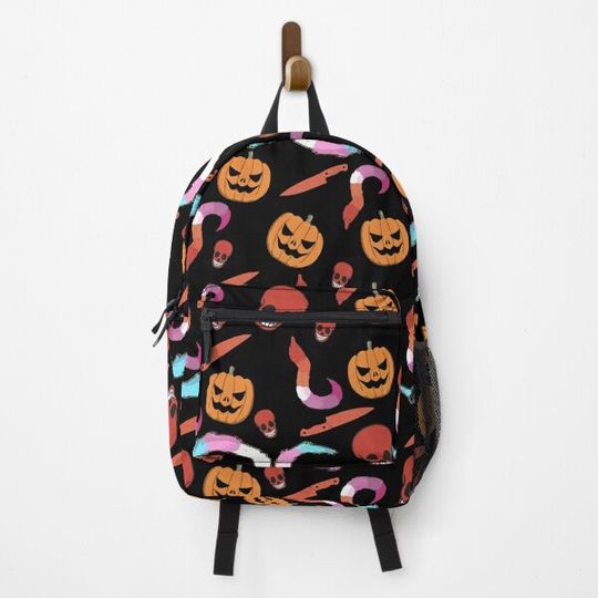 Discover Pumpkin Worm On A String Halloween Backpack