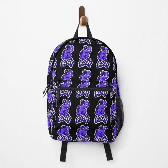 Discover Angry worm on a string Backpack