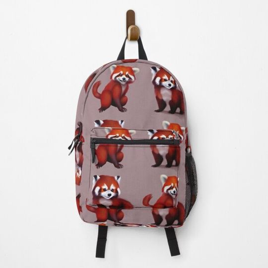 Discover Happy Red Panda Backpack