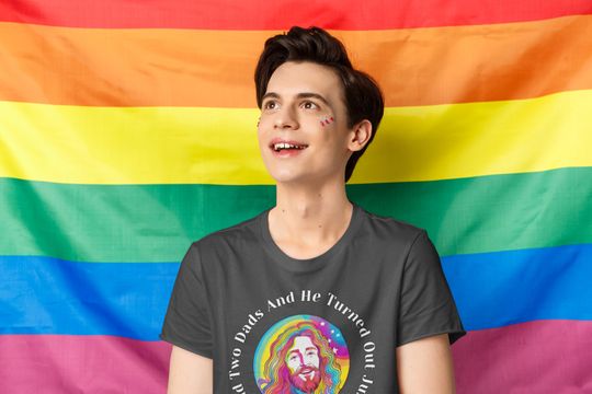 Discover LGBTQ+ Jesus Pride Shirt