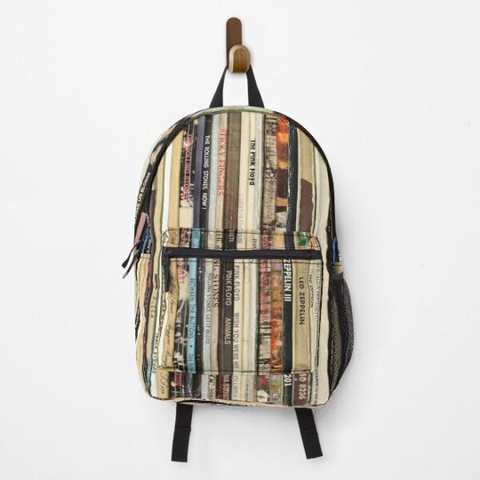 Discover Classic Rock Vinyl Records Backpack