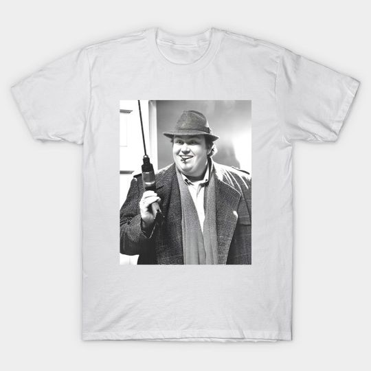 Discover John Candy Holds up Electric Drill Smiling as Uncle Buck T-Shirt