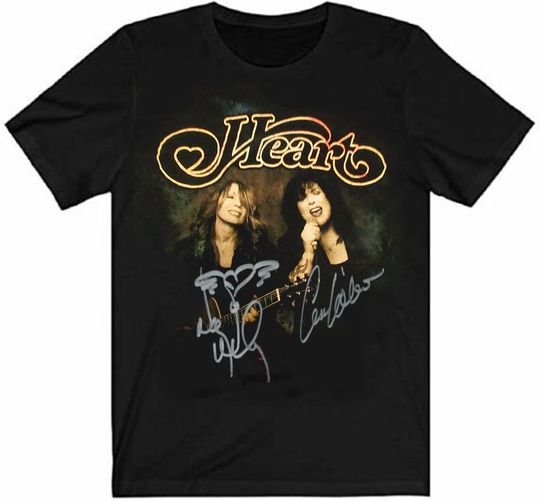 Discover Heart Music Band Unisex Shirt, Pop Rock Band Legend Shirt