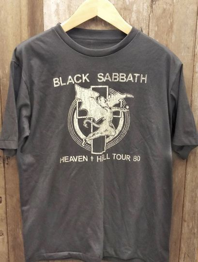 Discover Black Sabbath Heaven Hell Tour 80 T-Shirt ,Black Sabbath  T-Shirt,