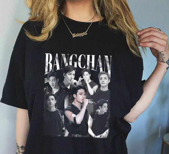 Discover Vintage Bang Chan Shirt , Stray Kids Maniac Tour  T-shirt