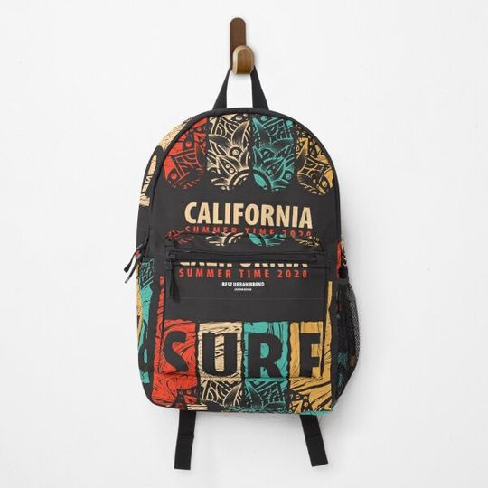 Discover California surf awesome Backpacks Backpack