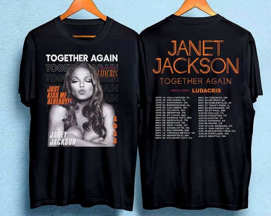 Discover Janet Jackson Together Again Tour 2023 Shirt, Together Again Tour 2023 Tshirt