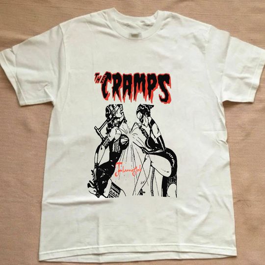 Discover The Cramps Shirt, Flame Job Rare 1990s Tour Unisex Shirt,