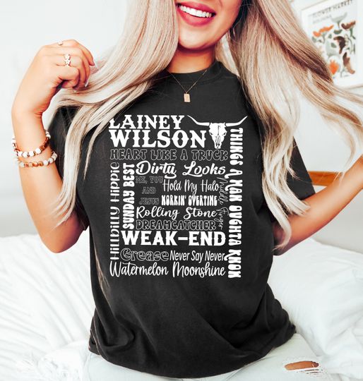 Discover Lainey Wilson Country Concert Shirt - Favorite Music Tee
