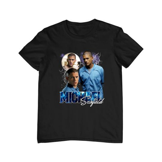 Discover Michael Scofield Prison Break Shirt, Wentworth Miller 90s Vintage Shirt,