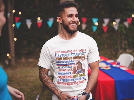 Discover Joe Dirt 4th of July Fireworks T-Shirt - Merica
